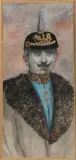 Gert von Meyen, Portret Kaiser Wilhelm, Aquarel op papier