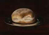 C. Cornelisz, Stilleven met brood en tin