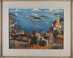 Fedor Melancec, Zagreb Joegoslavië, Olieverf op linnen