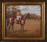 Paarden by W. rauber mogelijk Wilhelm Rauber 1849-1926, Jung. pastel op papier, sold Apr 2020