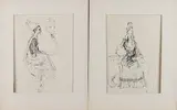 Constance Wibaut, 5x Schetsen, Vijf schetsen met figuren