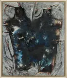 Jan Burssens, Twee torso's, Mixed media op linnen