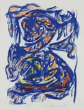 Theo Wolvecamp, Abstracte compositie, 1988, Lithografie op papier