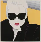 Patrick Nagel, Dame met zonnebril, Lithografie op papier