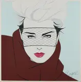 Patrick Nagel, Dame, Lithografie op papier
