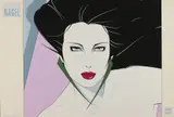 Patrick Nagel, Dame, Lithografie op papier