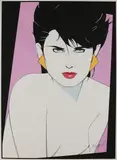 Patrick Nagel, Damesbuste, Lithografie op papier
