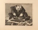 A. Paul Weber, Was heisst hier Kunst, Ets op papier