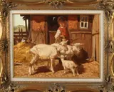 Josef Strahn, Jongen met geiten