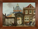 P.G. Meijers, Stadspoort, Olieverf op linnen