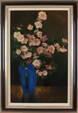 Lies Arntzenius, Vaas met bloemen, Olieverf op linnen