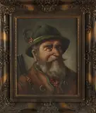 Van Eyck, Duitse jager, Olieverf op linnen