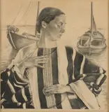 Gijs Voskuyl, Vrouwtje van Stavoren, Lithografie op papier