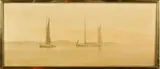 A.R. Cooke, Calm waters, Olieverf op linnen