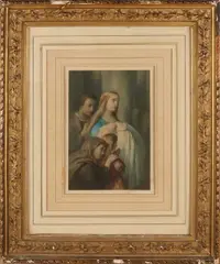 Zürcher Fecit, Devote figuren, Lithografie op papier