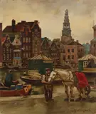 Onduid. gesig., Kade Amsterdam bij Alkmaar steiger