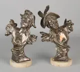 2x Antieke damesbustes, 1910