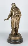 Dichter Milton by Antiek compositie metalen figuur, sold Jan 2020