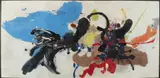 Henk Schuring, Abstracte compositie, Olieverf op linnen