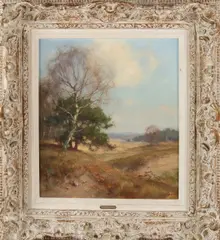 Jan Holtrop, Hollands heidegezicht, Olieverf op linnen