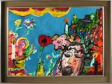 Hans Truien, Expressionistisch, Olieverf op paneel