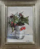 Herman  Bogman, Stilleven, Aquarel op papier