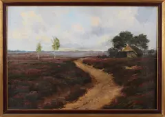 H.W. Eckhardt, Heidegezicht, Olieverf op linnen
