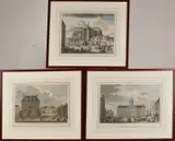 Drie antieke gravures, Divers, Drie antieke gravures