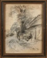 Monogram A.M., Dubbelzijdige tekening, Dubbelzijdige tekening