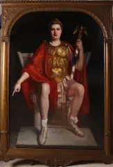 Antoon van Welie, Portret Romeinse keizer Nero, Olieverf op linnen