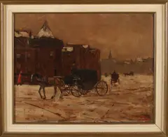 Marie Henri Mackenzie, Koetsen in de winter, Koetsen in de winter