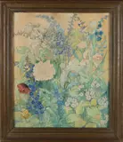Adriënne Broeckman-Klinkhamer, Wilde bloemen, Gemengde techniek op papier