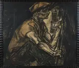 Jan Toorop, Mijnwerker met carbidlamp