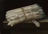 C. Cornelis, Asperges, Olieverf op paneel