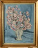 H. Antheunis, Vaas met bloemen, Olieverf op linnen