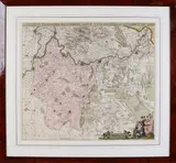 Frederick de Wit by 17e - 18e Eeuwse landkaart, Frederick de Wit, Gravure op papier, sold Apr 2019