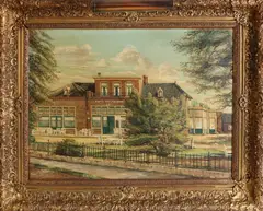A.F. Wagemans, Restaurant AB Enschede, Olieverf op linnen