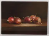 Stilleven met kruisbessen by C. Cornelisz, Olieverf op paneel, sold Apr 2019