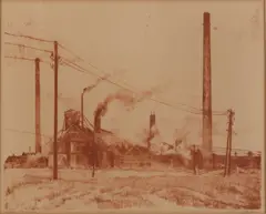 P.A. Nijgh, Zoutfabriek Hengelo UNICA, Litho op papier