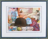 Nicolaas Wijnberg, Surrealistische voorstelling, Lithografie op papier