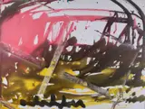 Anton Heyboer, Abstracte compositie, Olieverf op linnen