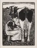 Jan Mankes, Melkende boerin