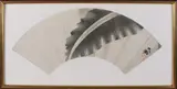 Chinese aquarel, waaier in lijst (1920), Aquarel op papier