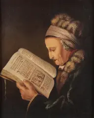Henk Reerink, Rembrandts' moeder, Olieverf op linnen