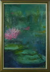 Waterpartij by Elsina Wijnstok, Olieverf op paneel, sold Jan 2019