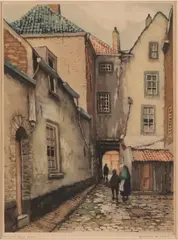 Hendrik de Laat, Poort Den Bosch, Ets op papier