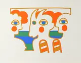 Vijf maal Herbert Schneider, Divers, Vijf maal diverse gekleurde lithografiën op papier