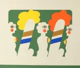 Vijf maal Herbert Schneider, Divers, Vijf maal diverse gekleurde lithografiën op papier