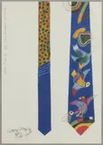 Guillaume Corneille, Ontwerp van een das, Lithografie uit boek