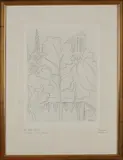 L'abside Notre Dame by Henri Matisse, Ets op papier, sold Oct 2018